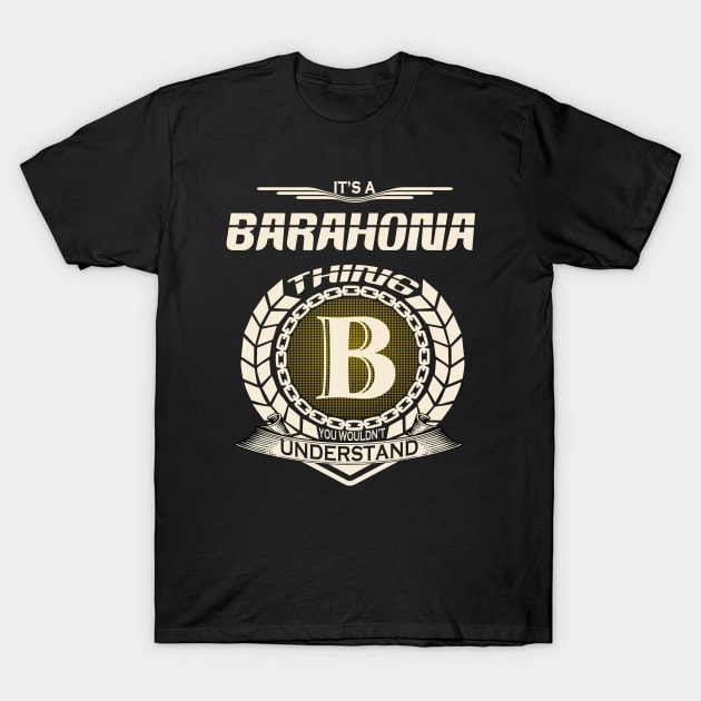 Barahona T-Shirt by Ban Guns Not Books- Typography fullcolor